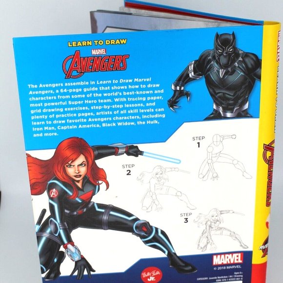 Learn to Draw Marvel Avengers: How To Draw Your Favorite Characters Step by Step - Picture 7 of 7
